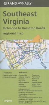 Map Rand McNally Southeast Virginia Regional Map: Richmond to Hampton Roads Book