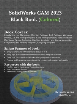 Hardcover SolidWorks CAM 2023 Black Book