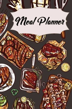 Paperback Meal Planner: Grocery List With Weekly Meal Planner Book