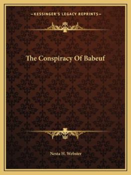 Paperback The Conspiracy Of Babeuf Book