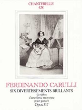 Paperback Ferdinando Carulli: Six Divertissements Brillants Opus 317 Book