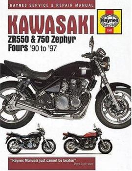 Hardcover Kawasaki Zr550 & Zr750 Fours '90 to '97 (Haynes Manuals) Book