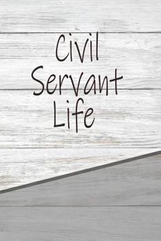 Civil Servant Life: Personalized Rustic Isometric Dot Notebook 120 pages 6"x9"
