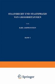 Paperback Staatsrecht Und Staatspraxis Von Grossbritannien: Parlament - Regierung - Parteien [German] Book