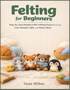 Felting for Beginners: Step-by-Step Needle & Wet Felting Projects to Create Cute Animals, Gifts, and Home Decor