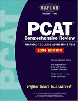 Paperback Kaplan PCAT: 2004-2005 Edition Book