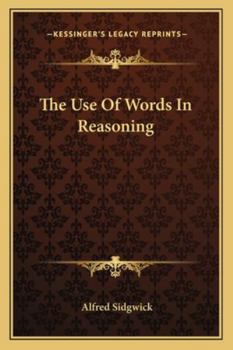 Paperback The Use Of Words In Reasoning Book