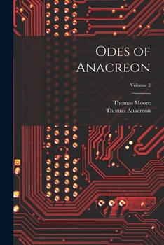 Paperback Odes of Anacreon; Volume 2 Book