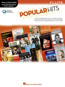 Paperback Popular Hits: Instrumental Play-Along for Flute Book