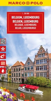 Loose Leaf Belgium Luxemburg Marco Polo Map Book
