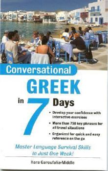 Paperback Conversational Greek in 7 Days Book