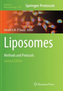 Paperback Liposomes: Methods and Protocols Book