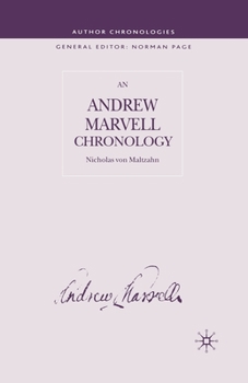 Paperback Andrew Marvell Chronology Book