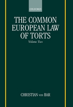 Hardcover The Common European Law of Torts Book