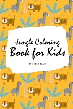 Paperback Jungle Coloring Book for Kids (Small Softcover Coloring Book for Children) Book