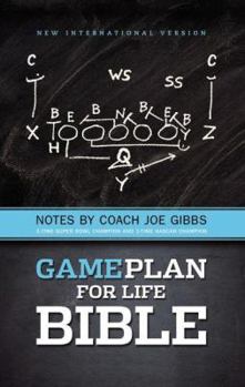 Hardcover Game Plan for Life Bible-NIV: Notes by Joe Gibbs Book