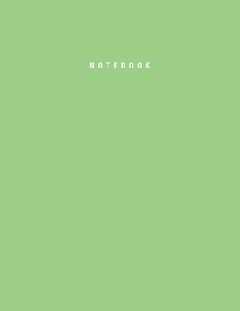 Paperback Notebook: LightGreen Color - Writing Journal - College Ruled Notebook - Lined Notebook - Diary - Notepad - Large Composition Boo Book
