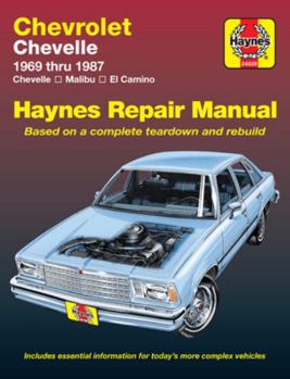 Paperback Chevrolet Chevelle, Malibu & El Camino 1969-87 Book