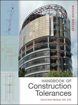 Hardcover Handbook of Construction Tolerances Book