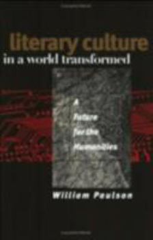 Paperback Literary Culture in a World Transformed Book