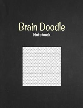 Paperback Brain Doodle Notebook: 1/6" Isometric Graph Ruling, 100 Pages Book