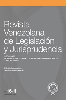 Paperback Contenido de la Revista Venezolana de Legislación y Jurisprudencia N.° 16-II [Spanish] Book