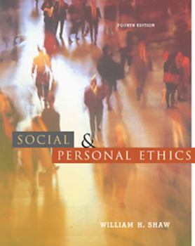 Paperback Social and Personal Ethics (with InfoTrac) Book