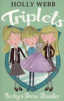 Paperback Becky's Dress Disaster (Triplets) Book