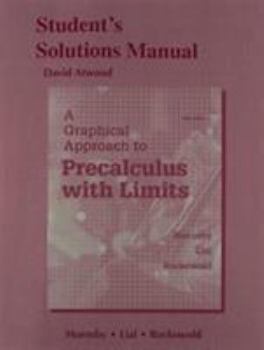 Paperback Student's Solutions Manual for a Graphical Approach to Precalculus Book