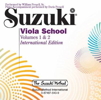 Audio CD Suzuki Viola School, Volume 1 & 2 (CD) (Suzuki Method) Book