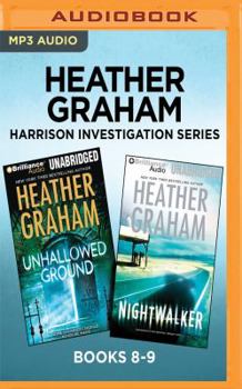 MP3 CD Heather Graham: Harrison Investigation Series, Books 8-9: Unhallowed Ground & Nightwalker Book