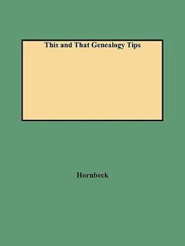 Paperback This and That Genealogy Tips Book