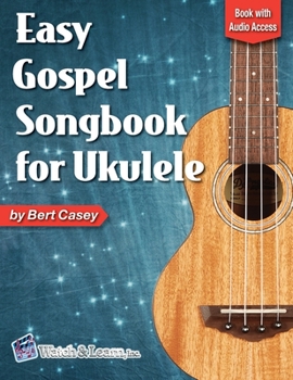 Paperback Easy Gospel Songbook for Ukulele Book with Online Audio Access Book