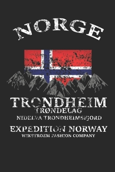 Paperback Wikstroem - Notes: Norway Expedition Trondheim used look - Notebook 6x9 dot grid Book