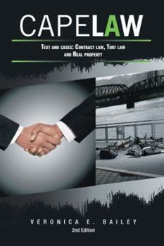 Paperback Cape Law: Text and cases: Contract law, Tort law and Real property Book
