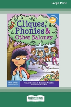 Paperback Cliques, Phonies, and Other Baloney [Standard Large Print 16 Pt Edition] Book