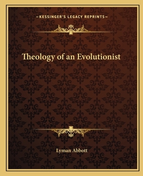 Paperback Theology of an Evolutionist Book