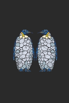 Paperback Penguin Mosaic: Graph Paper Notebook (6" x 9" - 120 pages) Animal Mosaic Themed Notebook for Daily Journal, Diary, Gift Book