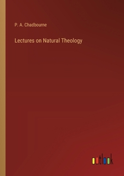 Paperback Lectures on Natural Theology Book