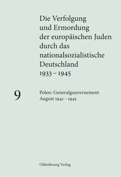 Hardcover Polen: Generalgouvernement August 1941 - 1945 [German] Book