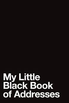 Paperback My Little Black Book of Addresses Book