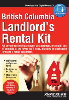 Printed Access Code Landlord's Rental Kit - British Columbia Book