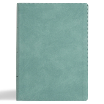 Imitation Leather NASB Notetaking Bible, Large Print Edition, Earthen Teal Suedesoft Leathertouch Book