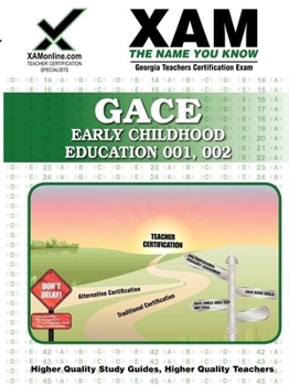 Paperback GACE Early Childhood Education 001, 002: Georgia Teachers Certification Exam Book