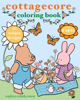 Cottagecore Coloring: A Calming Coloring Experience Featuring Forest Friends