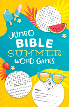 Paperback Jumbo Bible Summer Word Games Book