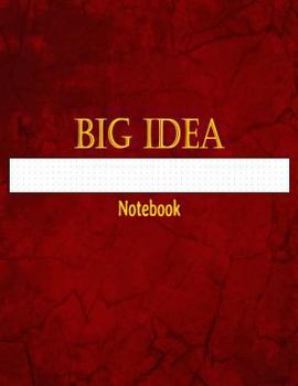 Paperback Big Idea Notebook: 1/6 Inch Dot Grid Graph Ruled Book