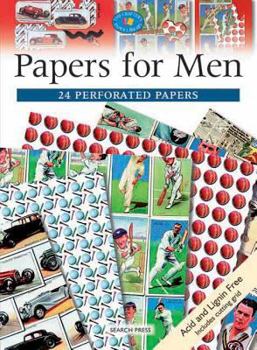Paperback Papers for Men: 24 Perforated Papers Book