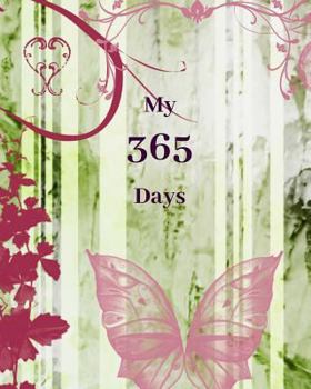 My 365 Days: Blank Pages Planner, Lined Notebook, Journal, Diary, Page a Day (365 Pages), Gift Idea, Book Size 8"x10"