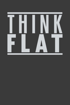 Paperback think flat: Monatskalender - Kalenderbuch - Terminplaner - 5-Jahresplaner - Geschenk Flat Earth [German] Book